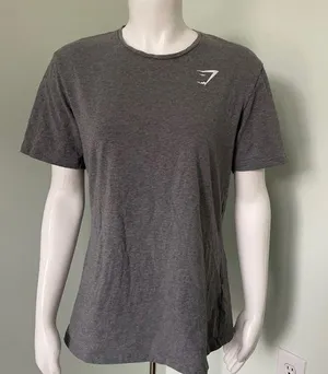 Gymshark gray short sleeve tee shirt thumbnail 1