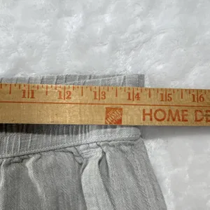 Gap Gray Chambray Utility Joggers Womens Size M Textured Casual Pants 24" Inseam thumbnail 11