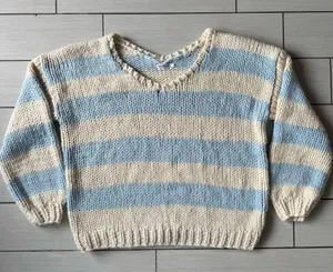 Beginning Boutique Knit Sweater Oversized thumbnail 1