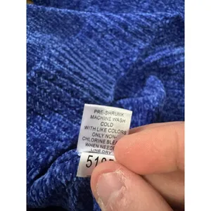 Lulu B Women Size Large Blue‎ Knit Sweater Polyester Classic City Office Winter thumbnail 9