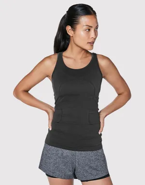 Lululemon Womens Top Gray Swiftly Tech Strappy Tank Stretch Yoga Gym Size 4 thumbnail 1