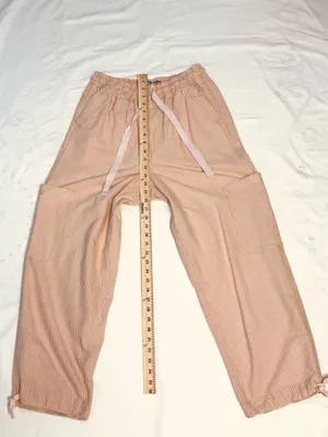 Urban Outfitters Women's Striped Elastic Waist Drawstring Cargo Jogger Pants thumbnail 8