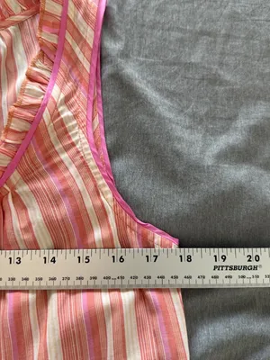 Anthropologie Womens Size Small Visayas Boho Relaxed Striped Wide Leg Jumpsuit thumbnail 7