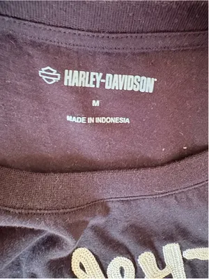 Harley-Davidson Short Sleeve Tee Size M (18” PTP) Black White Rose thumbnail 5