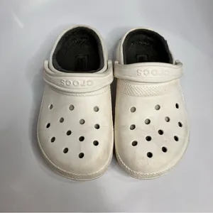 Crocs lined clogs‎ originals size 6 white thumbnail 3