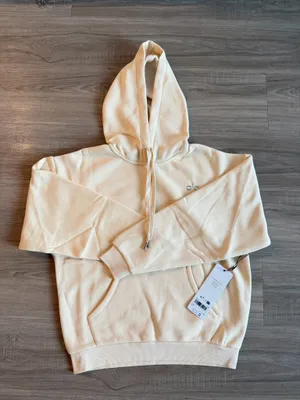 Alo Accolade hoodie oatmilk thumbnail 2