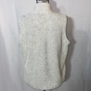 Vintage Orvis Sherpa Fleece Tapestry Trimmed Full Zip Vest Size Large thumbnail 8