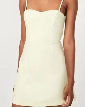 French Connection Whisper Light Off White Dress Size 0 thumbnail 1