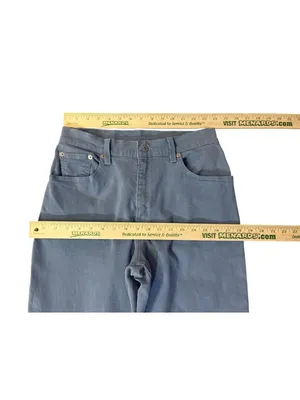 Vintage Levis 550 Jeans Womens 8 Reg Relaxed Tapered Blue Denim Y2K Used thumbnail 11