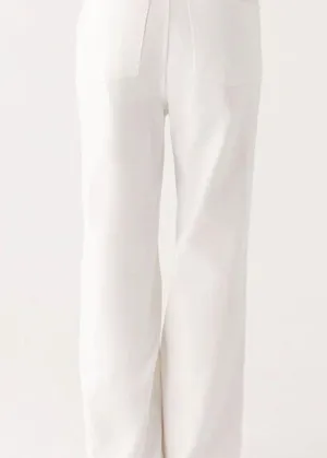 Peppermayo Exclusive - Back Again Straight Leg Denim Jeans - White thumbnail 4