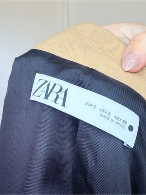 Zara Camel Single-Button Tailored Blazer & Trousers thumbnail 8
