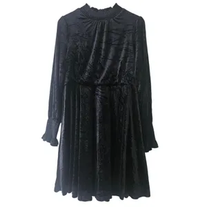 Baltic Born Tina Velvet Short Dress Black XL New‎ with Tag Long Sleeve thumbnail 4