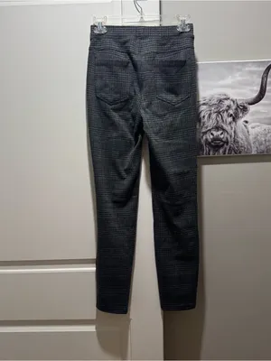 NWT Halara flex high waisted houndstooth skinny work pants thumbnail 2