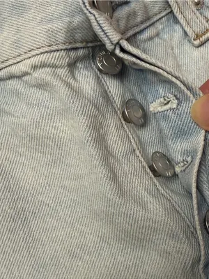 pistola Pale Blue Frayed Hem Denim Shorts thumbnail 6