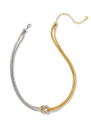 Kendra Scott Annie Chain Necklace In Mixed Metal thumbnail 1