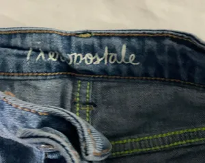 Aeropostale MIDI Denim Short Size 4 Blue thumbnail 5
