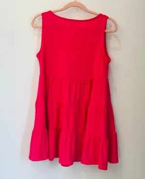NWT Hot pink Boutique ruffle tank sz Sma thumbnail 5