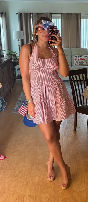 Target Striped dress thumbnail 1