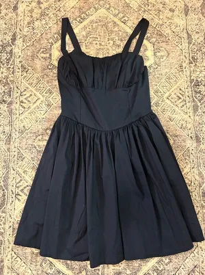 Elegant navy Women's Dress thumbnail 1