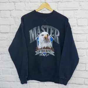 Vintage Bald Eagle Master of the Hunt Sweatshirt thumbnail 1