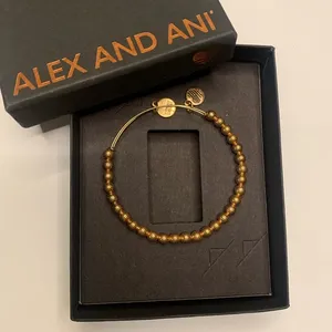 ALEX AND ANI Beaded Gold Bracelet D498167 thumbnail 1
