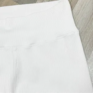 Aerie Offline Real Me Xtra High Waist‎ Ribbed Leggings White Small thumbnail 4