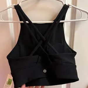 LULULEMON ENERGY RIBBED LONGLINE BRA , 4 , Black thumbnail 4