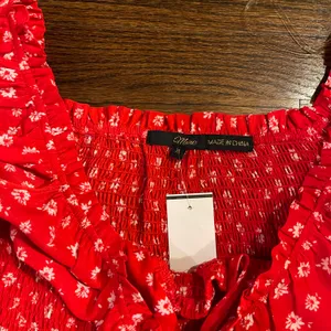 Floral Mini Summer Dress Red Size XL thumbnail 3