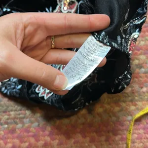PRIVY BLACK VELVET ROSE SEQUIN CAMI DRESS thumbnail 5