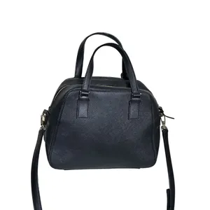Kate Spade New York Black Saffiano Leather Satchel Crossbody Top Handle Bag thumbnail 2