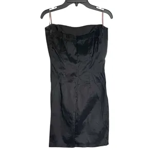Mystic Black Dress Strapless Y2K thumbnail 3