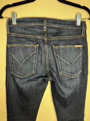 Hudson Natalie Mid Rise‎ Super Skinny Distressed Jeans thumbnail 10