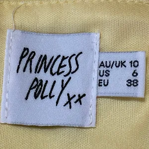 Princess Polly Della Womens Yellow Sleeveless Silky Camisole A-line Mini Dress 6 thumbnail 4