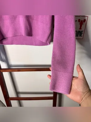 Lululemon Collared Knit Merino Wool Blend Sweater Dahlia Mauve thumbnail 6