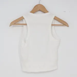 No Boundaries Tank Top Women XXS Malibu Beach Resort White Graphic Excellent thumbnail 4