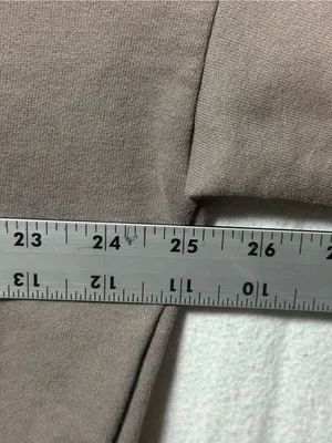 Hollister California Women’s Cropped Sweatshirt Size L Taupe Boat Neck thumbnail 6