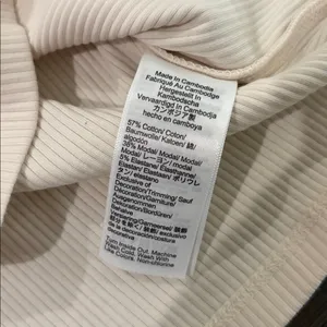 New with Tags JCrew Rib Knit Turtleneck with Buttons Sz M thumbnail 7