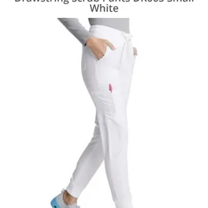 Dickies medical EDS Essentials contemporary white jogger scrubs pants si… thumbnail 5