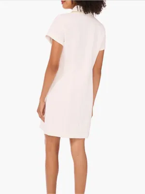 Ted Baker Laguna Scuba Knit Dress Button Up Size S thumbnail 2