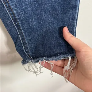 Judy Blue Skinny Fit Dark Wash Blue Stretch Denim Jeans Distressed Detais sz 28 thumbnail 10