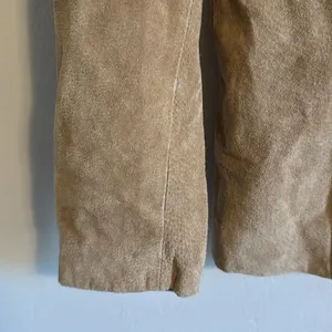 Wilsons Leather Women's Vintage Suede Blazer Jacket‎ Tan Brown Large thumbnail 9