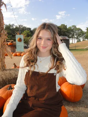 brown corduroy overall dress thumbnail 3