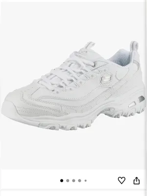Skechers White Women's Lace-Up Chunky Sneakers thumbnail 4