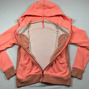Lululemon Women’s Full Zip Hoodie Size 8 Coral Athletic Jacket Hooded thumbnail 8