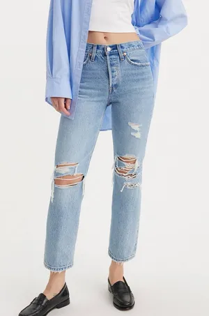 Levi's Wedgie Straight light wash jeans Size 25 thumbnail 1