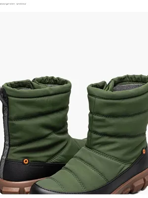 BOGS Cedar Quilt Waterproof boots, Cargo Green, Size 7, NWT no box thumbnail 3