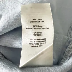 Wilfred Free Aritzia Arlenis Cotton Denim Chambray Sleeveless V Neck Tank Blouse thumbnail 3