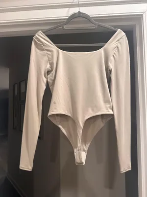 Lululemon Wundermost Nulu Square Neck Bodysuit in Riverstone thumbnail 5