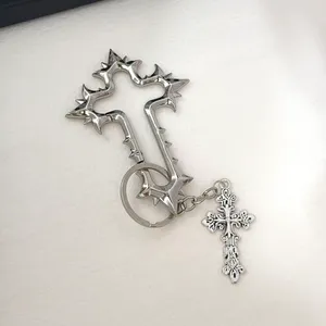 Cross Keychain Charm for Men Women Car Keychain Key Ring Bag Charm Carabiner thumbnail 3