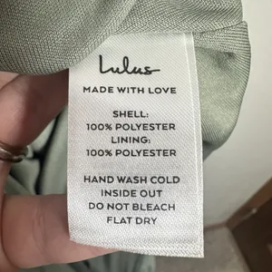 NEW Lulus Absolutely Breathtaking Maxi Dress Large Sage Brush Halter Bridesmaid thumbnail 7